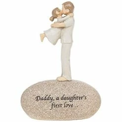 Joe Davies Daddy A Daughters First Love Sentimental Pebble Figure Shudehill Giftware