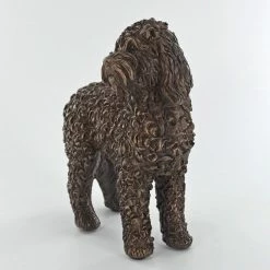 Fiesta Studios Cockapoo Standing Dog Cold Cast Bronze Sculpture