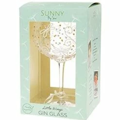 Joe Davies Sunny By Sue Hand Decorated Dragonfly Large Gin Glass