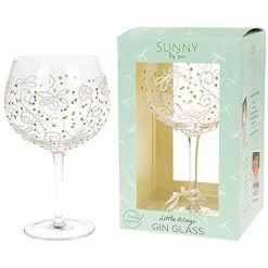 Joe Davies Sunny By Sue Hand Decorated Dragonfly Large Gin Glass