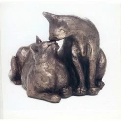 Frith Sculptures Frith - Felix And Oscar Double Cat Sculpture By Paul Jenkins