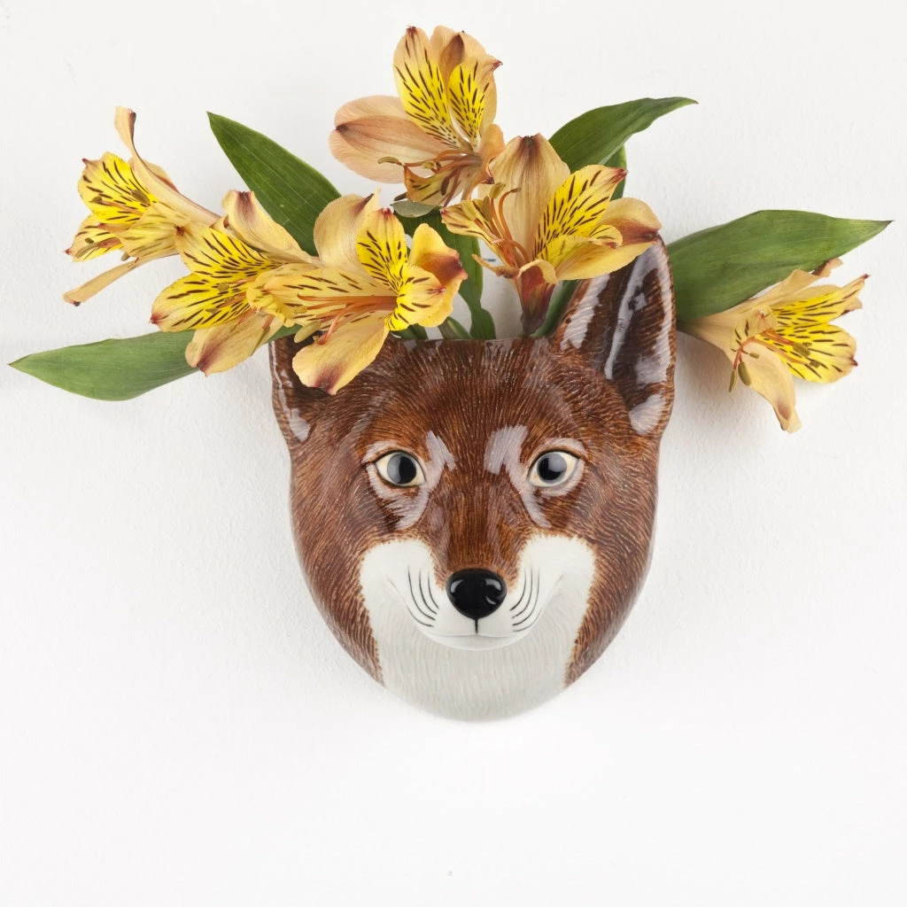 Outlet π― Quail Ceramics Fox Wall Vase β 4 Quail Ceramics Fox Wall Vase