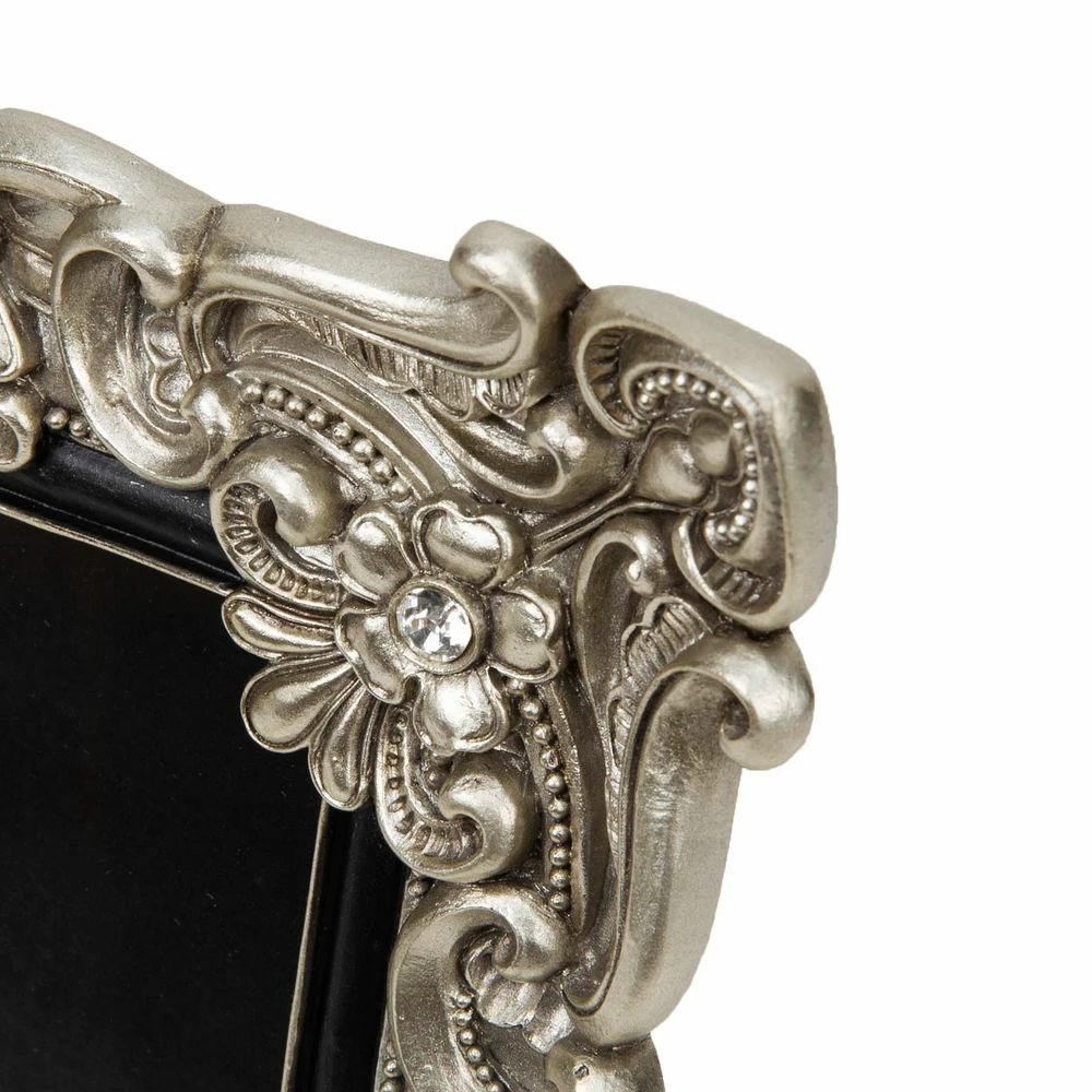 Top 10 🌟 Widdop Antique Silver Floral Resin 5 X 7 Inch Photo Frame With Crystal Detail 🛒 4 Widdop Antique Silver Floral Resin 5 X 7 Inch Photo Frame With Crystal Detail