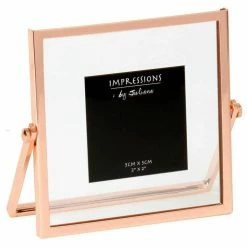Widdop Copper Finish Floating Frame Holds 2 X 2 Inch Photo Photo Frames