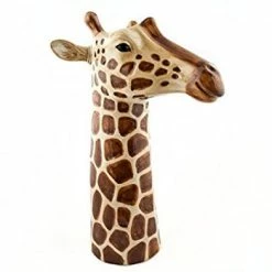Quail Ceramics Giraffe Flower Vase