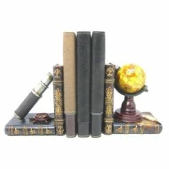 Best Pirce π Fiesta Studios Globe And Telescope Shelf Tidy Bookends β 9 Fiesta Studios Globe And Telescope Shelf Tidy Bookends