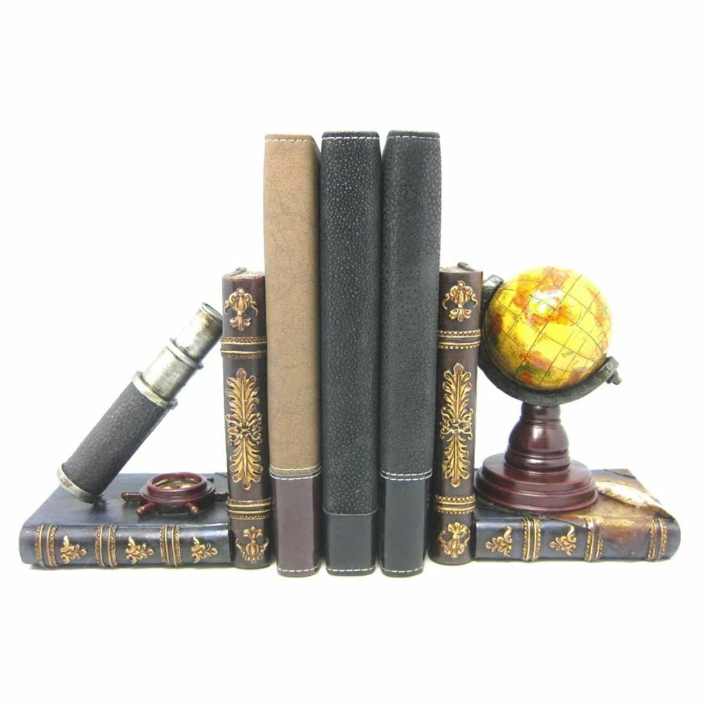 Best Pirce π Fiesta Studios Globe And Telescope Shelf Tidy Bookends β 6 Fiesta Studios Globe And Telescope Shelf Tidy Bookends