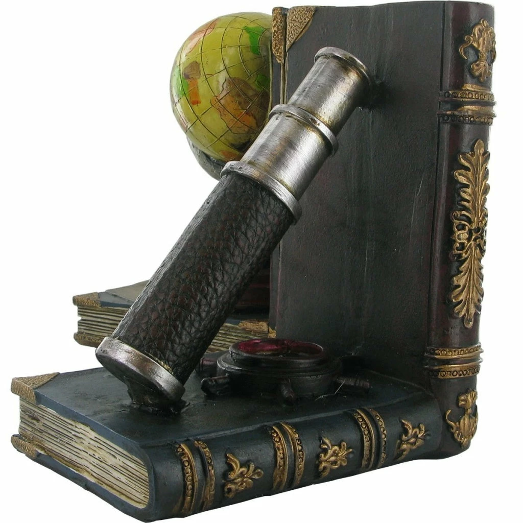 Best Pirce π Fiesta Studios Globe And Telescope Shelf Tidy Bookends β 5 Fiesta Studios Globe And Telescope Shelf Tidy Bookends