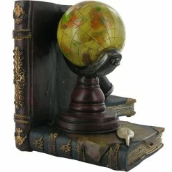 Fiesta Studios Globe And Telescope Shelf Tidy Bookends