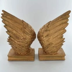 Best Sale π€© Fiesta Studios Angel Wings Shelf Tidy Pair Of Gold Coloured Bookends π 9 Fiesta Studios Angel Wings Shelf Tidy Pair Of Gold Coloured Bookends
