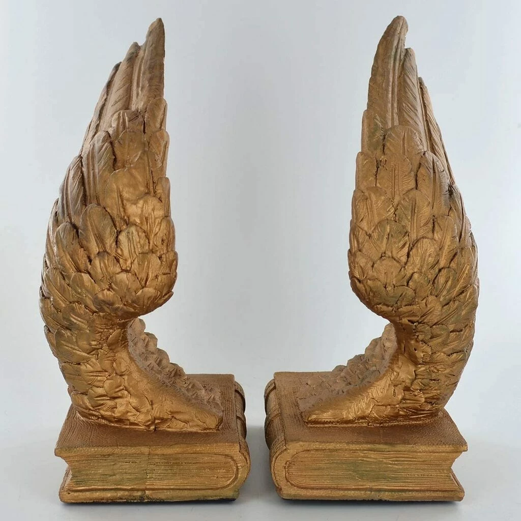 Best Sale π€© Fiesta Studios Angel Wings Shelf Tidy Pair Of Gold Coloured Bookends π 6 Fiesta Studios Angel Wings Shelf Tidy Pair Of Gold Coloured Bookends