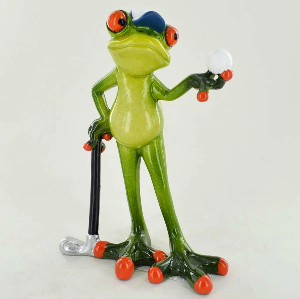 Cheap π₯° Fiesta Studios Comical Frogs Golfer Small Resin Figurine π 3 Fiesta Studios Comical Frogs Golfer Small Resin Figurine