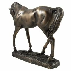 Fiesta Studios Horse Figure By David Geenty Signed Cold Cast Bronze Graceful