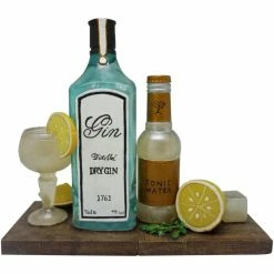 Fiesta Studios Gin & Tonic Themed Shelf Tidy Bookends