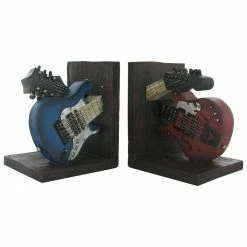 Fiesta Studios Guitar Shelf Tidy Bookends Vintage Retro Style