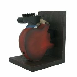 Fiesta Studios Guitar Shelf Tidy Bookends Vintage Retro Style