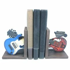 Fiesta Studios Guitar Shelf Tidy Bookends Vintage Retro Style