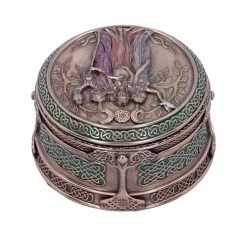 Nemesis Now Maiden, Mother & Crone Triple Moon Pagan Trinket Box 9.5 Cm