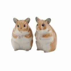Quail Ceramics Hamster Salt & Pepper Shakers