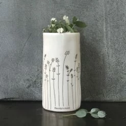 East Of India Porcelain Handpicked Bud - Flower Vase