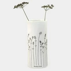 East Of India Porcelain Handpicked Bud - Flower Vase