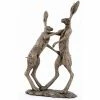 Promo π Frith - Hannah And Hamish Boxing Hares Sculpture By Paul Jenkins Frith Sculptures π 1 Frith - Hannah And Hamish Boxing Hares Sculpture By Paul Jenkins Frith Sculptures