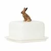 Quail Ceramics Hare Butter Dish