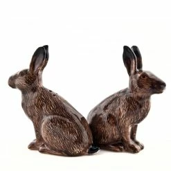 Quail Ceramics Hare Salt & Pepper Shakers