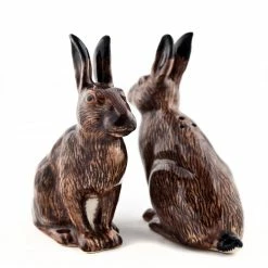 Quail Ceramics Hare Salt & Pepper Shakers