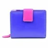 Budget π₯° Golunski Leather Compact Purse Tab Closure In Haze Pink - Purple Colours 𧨠1 Golunski Leather Compact Purse Tab Closure In Haze Pink - Purple Colours
