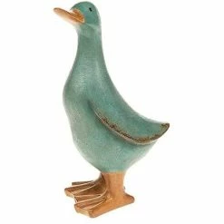 Joe Davies Duck Ornament Aqua Davids Ducks Range Country Style Shudehill Giftware