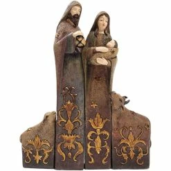 Heaven Sends Christmas Decoration Nativity Set - Mary, Joseph, Jesus, Cow & Sheep