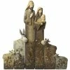Heaven Sends Christmas Decoration Nativity Set - Mary, Jesus, Joseph, Cow, Donkey & 2 Sheep