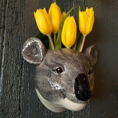 Cheapest ๐ฏ Quail Ceramics Koala Bear Wall Vase โค๏ธ 4 Quail Ceramics Koala Bear Wall Vase