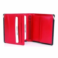 Golunski Retro Gents Leather Wallet - Guitar Design With Coin Section