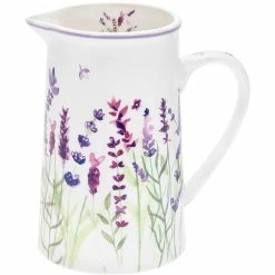 Lesser & Pavey Leonardo Collection Lavender Design Fine China Jug 500 ML