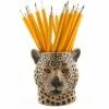 Quail Ceramics Leopard Pencil Pot