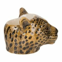 Budget π Quail Ceramics Leopard Face Egg Cup π 7 Quail Ceramics Leopard Face Egg Cup