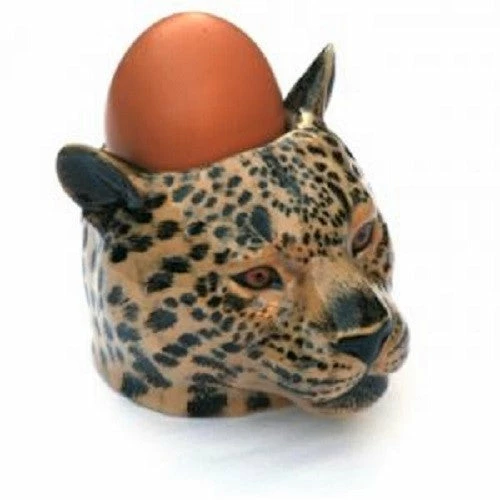 Budget π Quail Ceramics Leopard Face Egg Cup π 4 Quail Ceramics Leopard Face Egg Cup