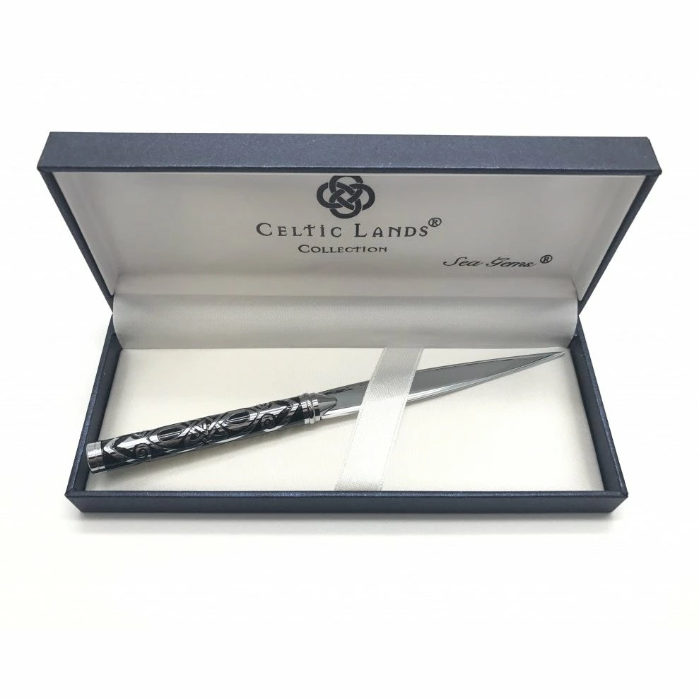 Hot Sale โ Sea Gems Celtic Medieval Spear Design Metal Letter Opener ๐ 4 Sea Gems Celtic Medieval Spear Design Metal Letter Opener