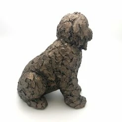 Frith - Lucy Cockapoo Dog Sculpture By Adrian Tinsley Frith Sculptures