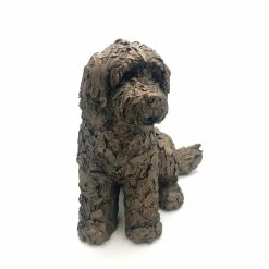 Frith - Lucy Cockapoo Dog Sculpture By Adrian Tinsley Frith Sculptures