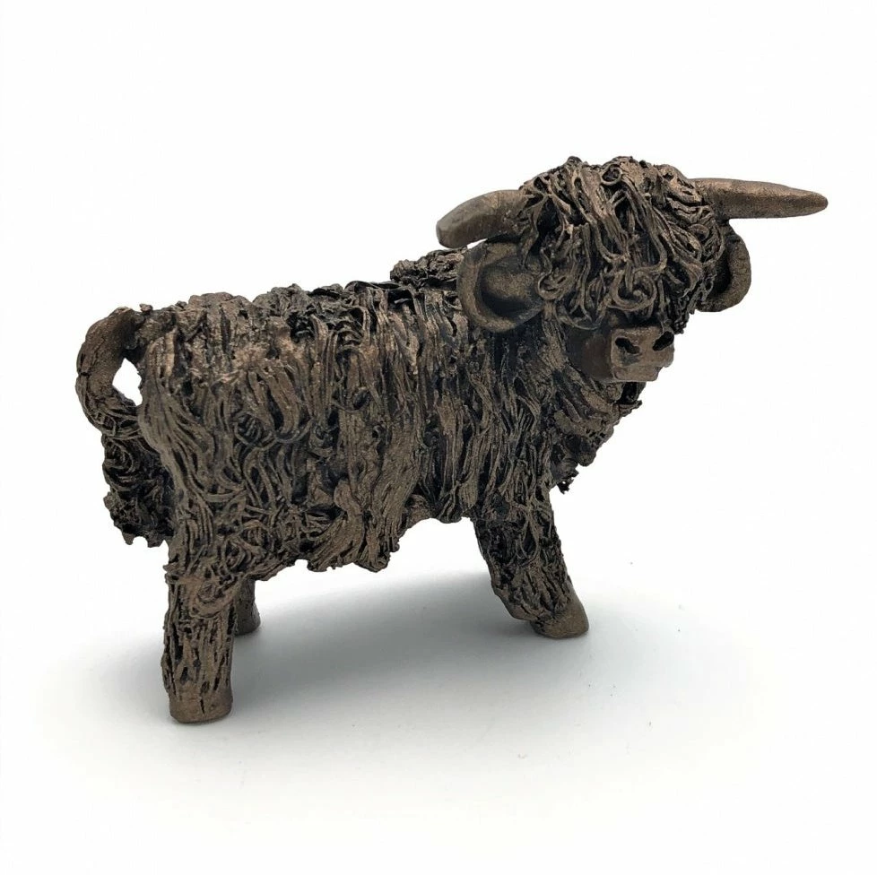 Top 10 ๐ Frith Miniature Highland Bull Standing Malcolm, Cold Cast Bronze Made In UK ๐ 4 Frith Miniature Highland Bull Standing Malcolm, Cold Cast Bronze Made In UK