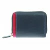 Small Leather Purse In Midnight Blue Graffiti Range By Golunski