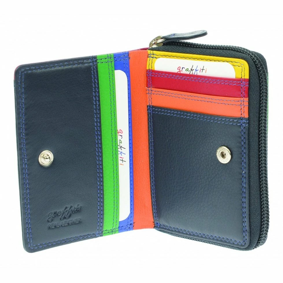 Promo π Small Leather Purse In Midnight Blue Graffiti Range By Golunski π― 4 Small Leather Purse In Midnight Blue Graffiti Range By Golunski