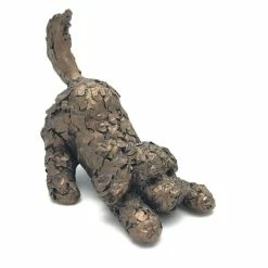 Frith Miniature Cockapoo Playing Mischief In Cold Cast Bronze Made In UK Frith Sculptures
