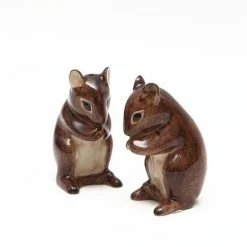 Quail Ceramics Mouse Salt & Pepper Shakers