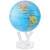 Mova Globes MOVA Blue With Political Map 6" Globe