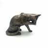Frith Sculptures Frith - Muffin Cat Licking Its Paw Sculpture By Paul Jenkins