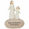 Joe Davies Shudehill Giftware Mums And Daughters Friends Forever Sentimental Pebble Figure